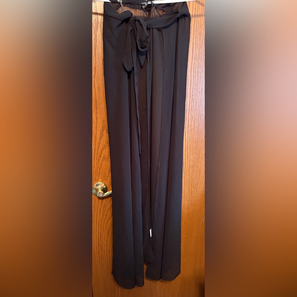 -SHEIN Long Black Sheer Sarong 🖤